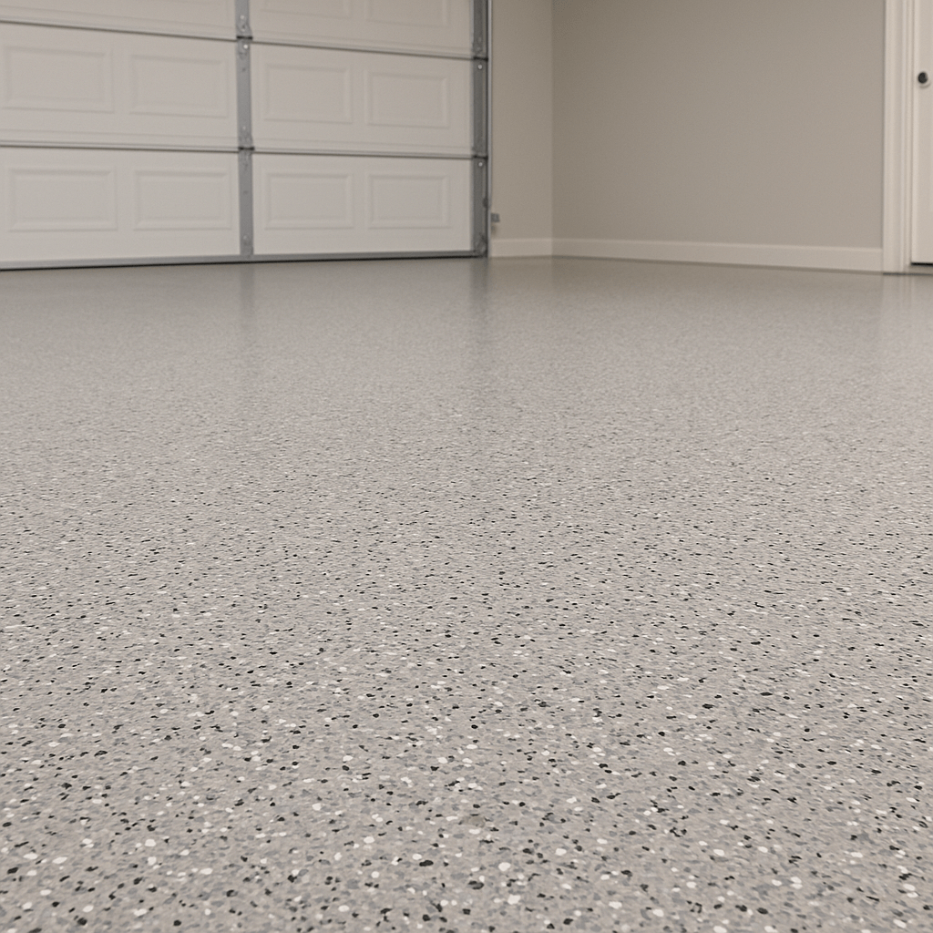 Epoxy Garage Flake Flooring