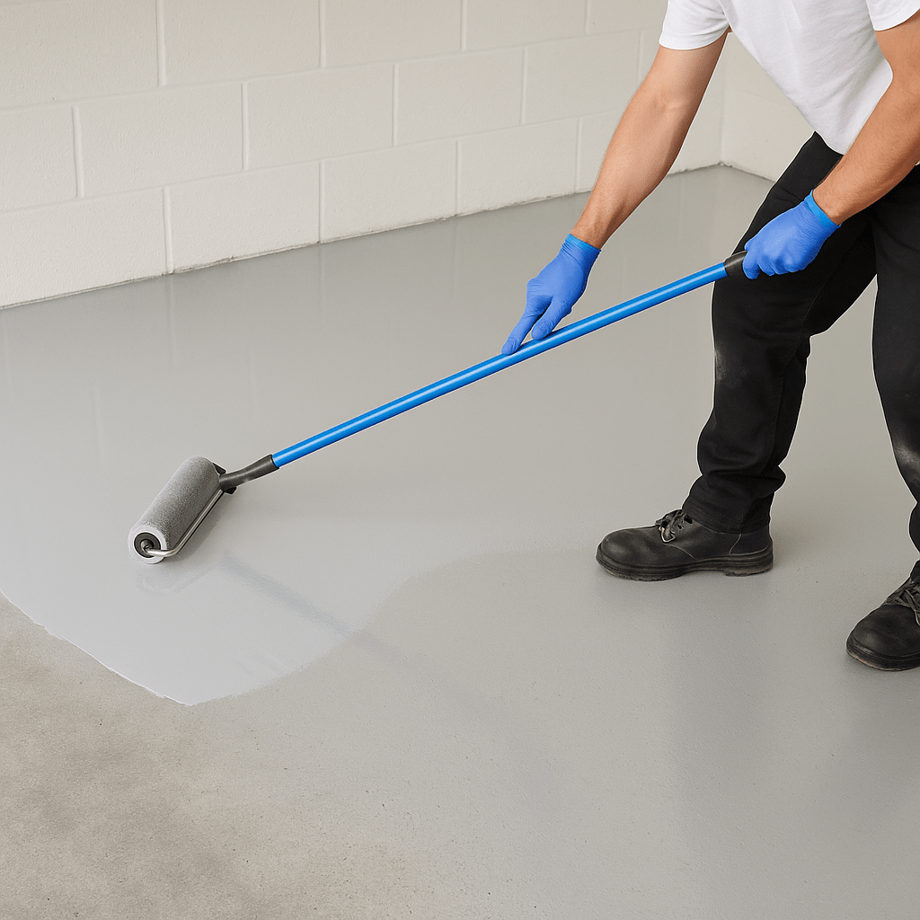 Epoxy flooring process